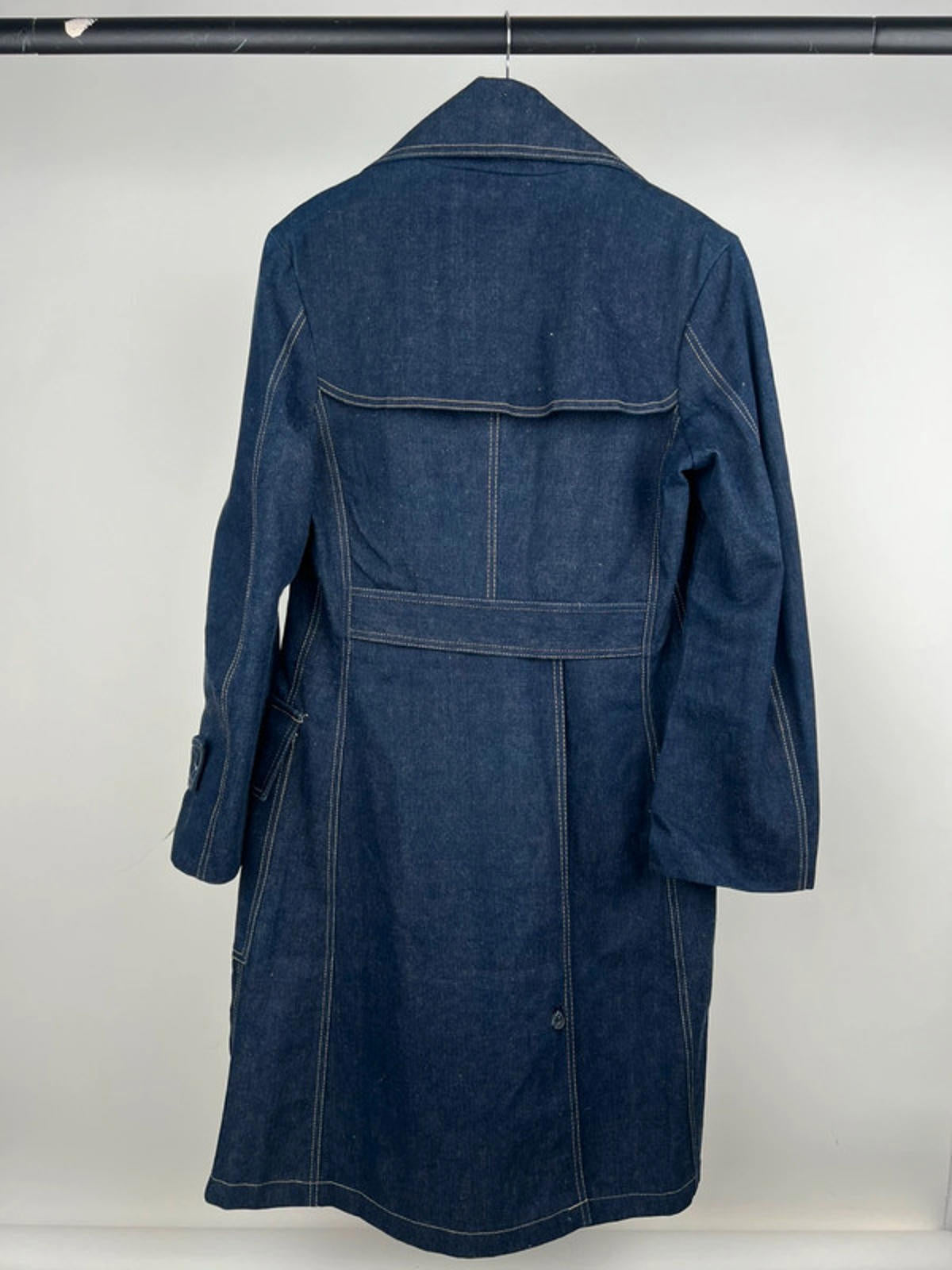 Vintage 70s Denim Trench Coat