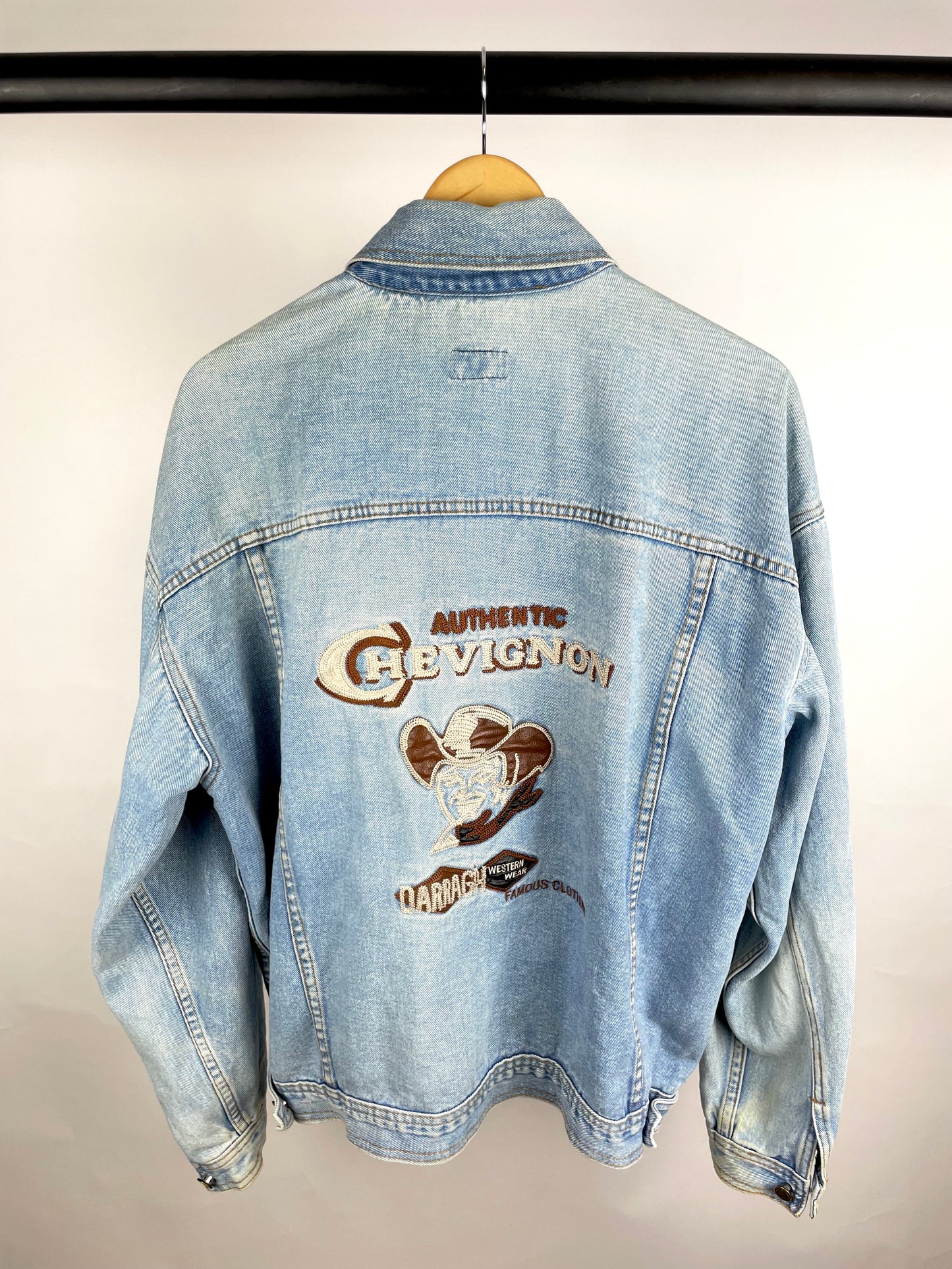 Vintage 90s Chevignon Denim Jacket