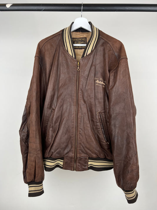 Redskins 90s Leather Baseball Jacket