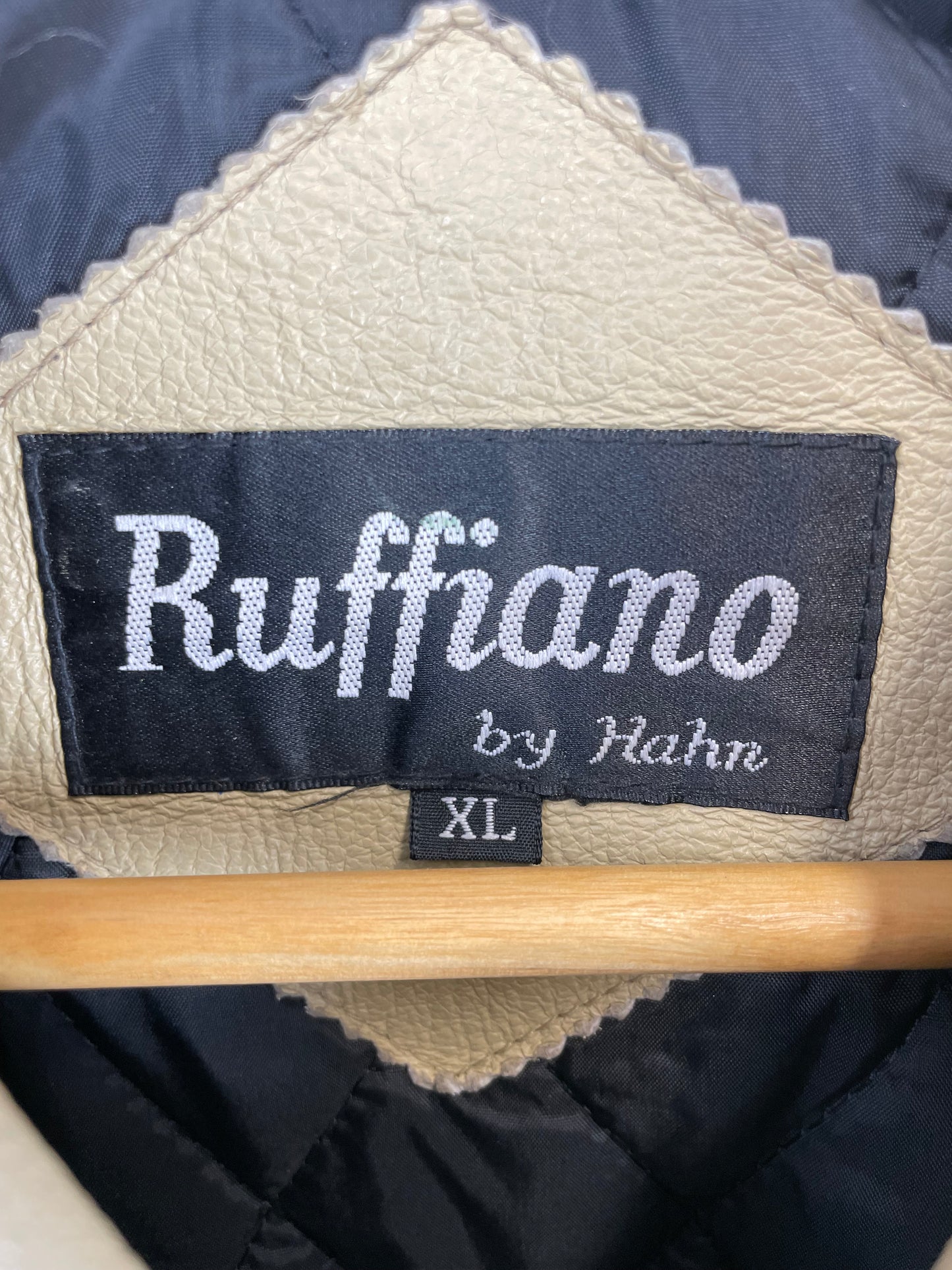 Vintage 90s American Legend Ruffiano by Hahn Baseball Leather Jacket