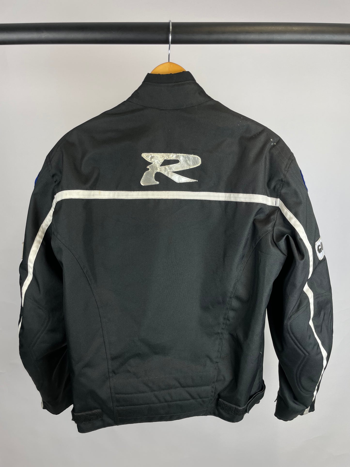 Vintage 90s R Leather Motorbike Jacket