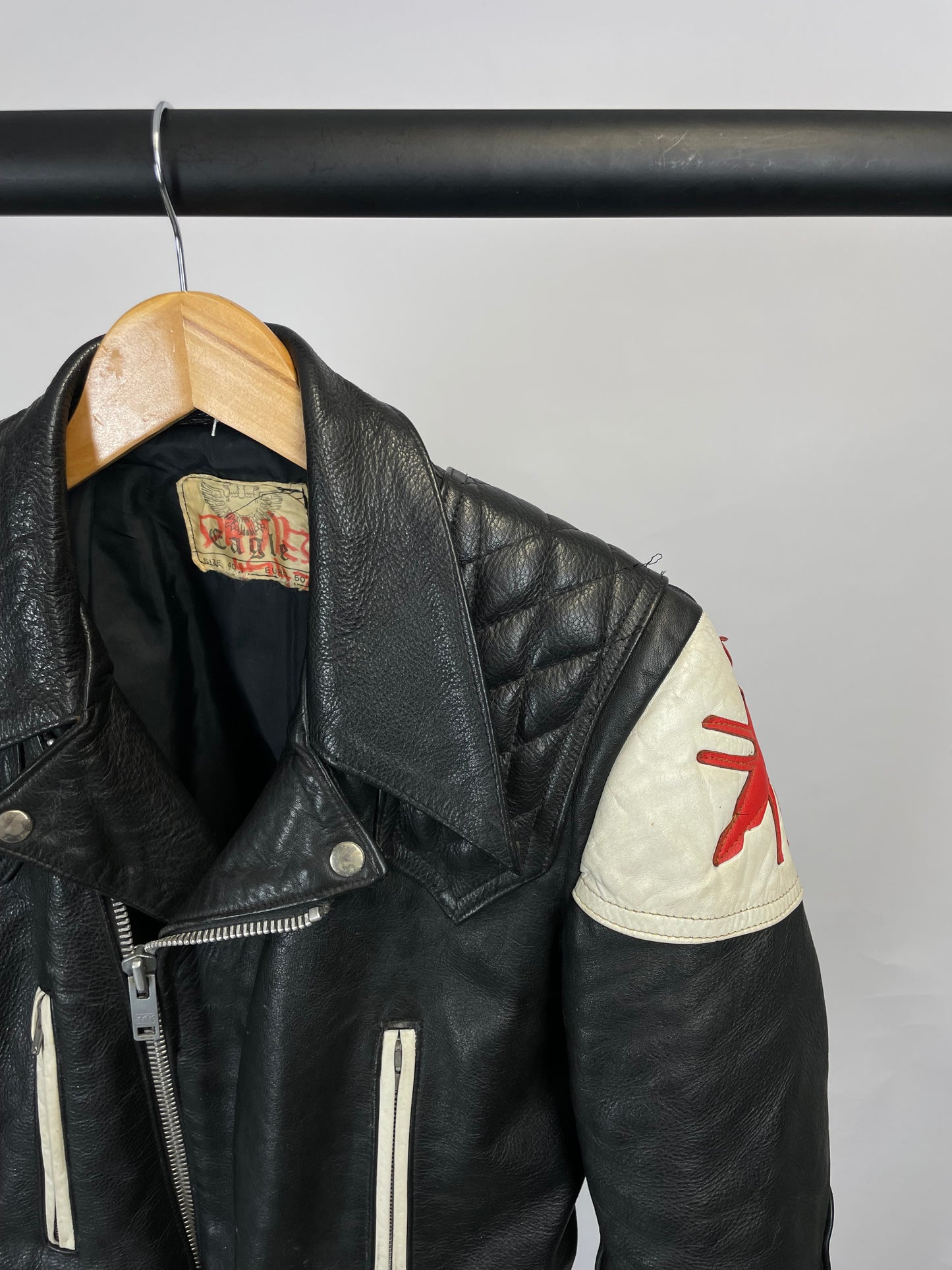 Eagle 90s Leather Motorbike Jacket