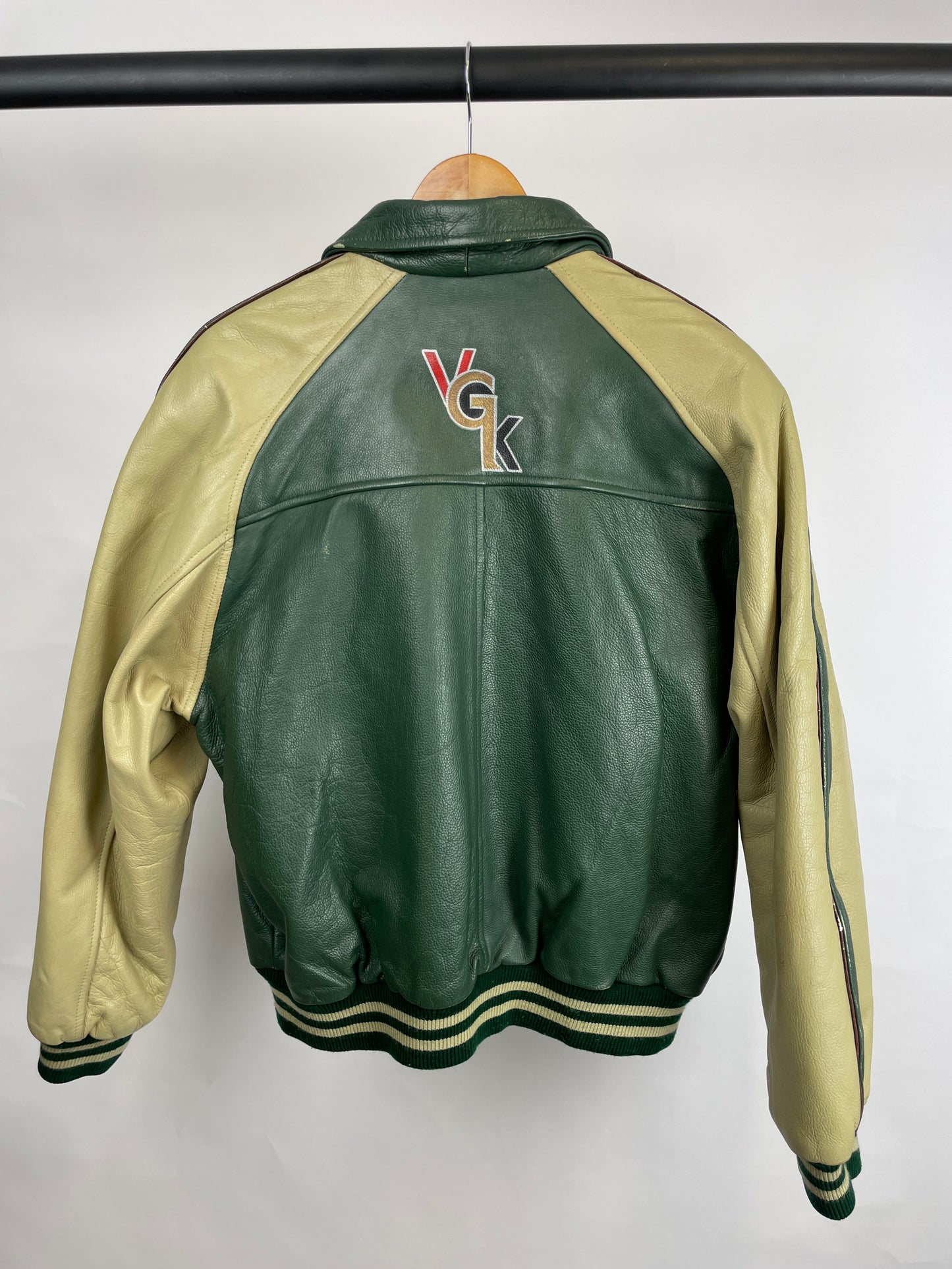 Vintage 90s VGK Attraction Leather Jacket