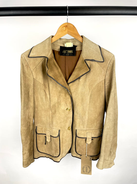 Vintage 90s Highway Suede Jacket