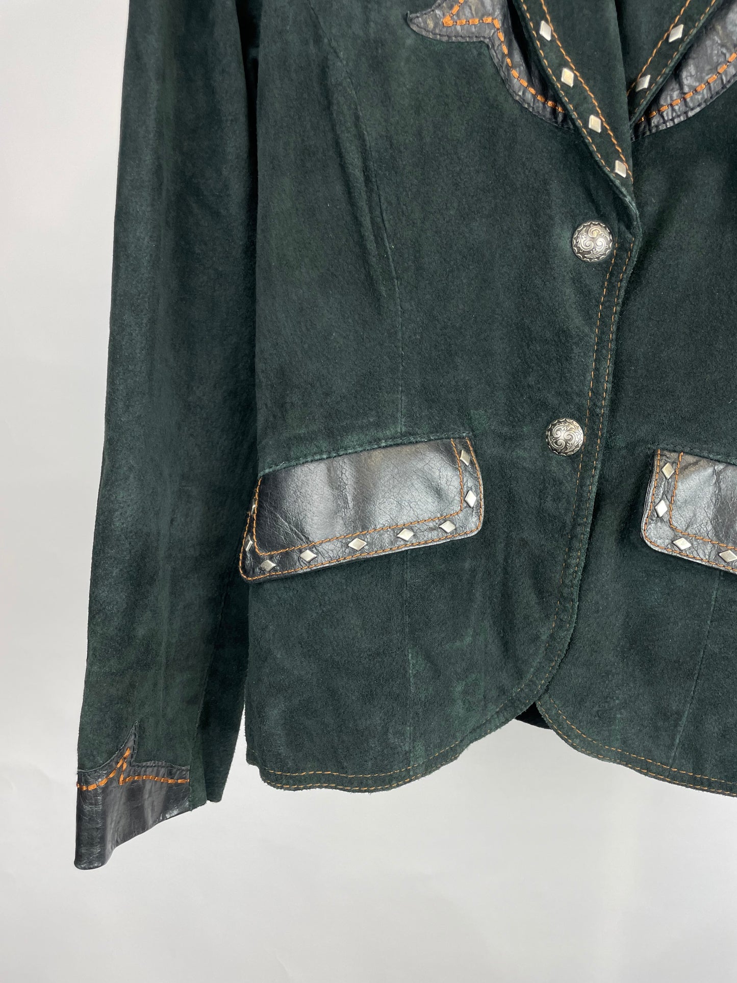 Vintage 90s Cripple Creek Suede Jacket