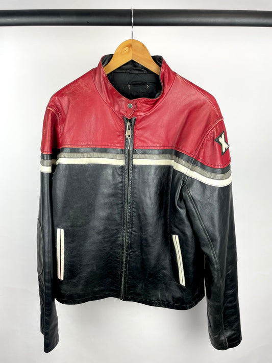 Vintage 90s Leather Motorbike Jacket