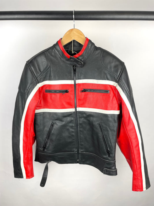 Vintage 90s Leather Motorbike Jacket