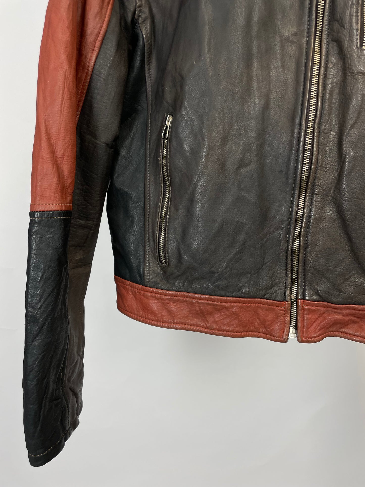 Alpha Industries 90s Leather Motorbike Jacket