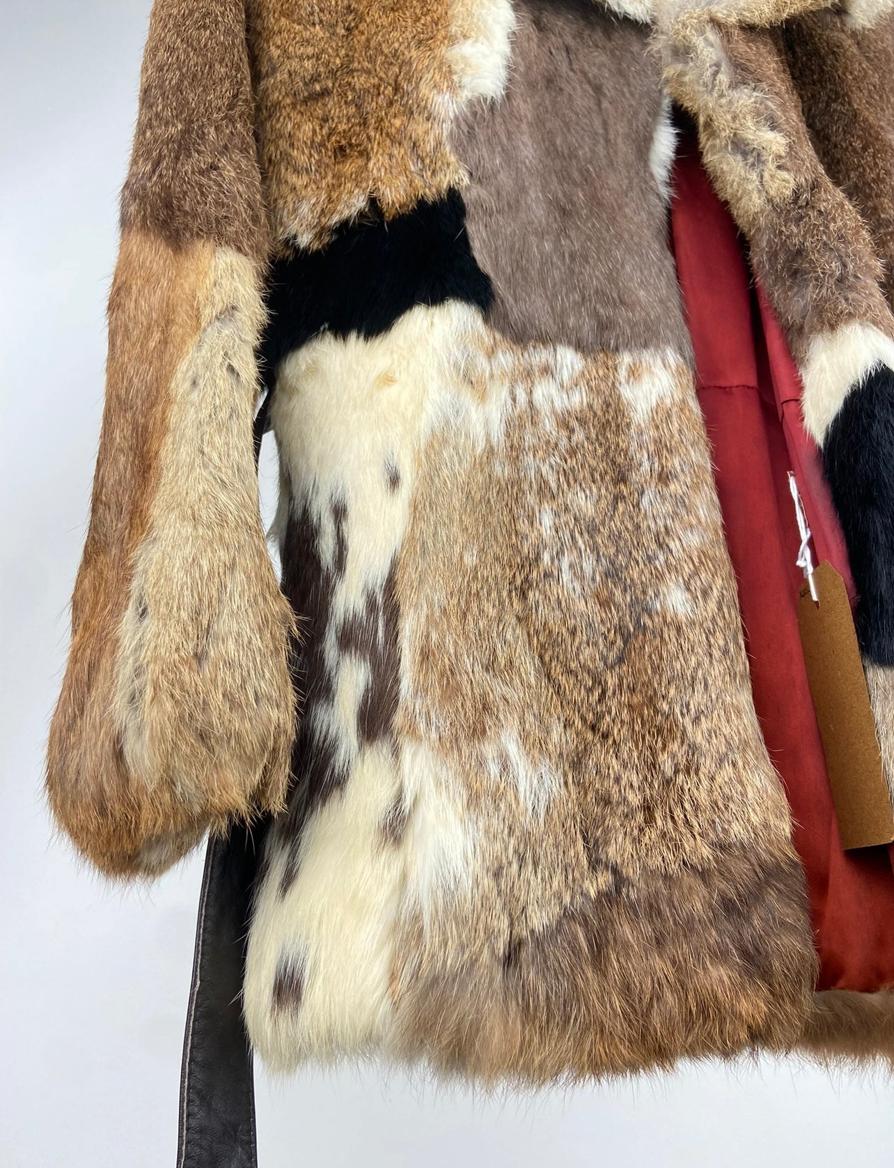 Vintage 70s Fur Patchwork Jacket