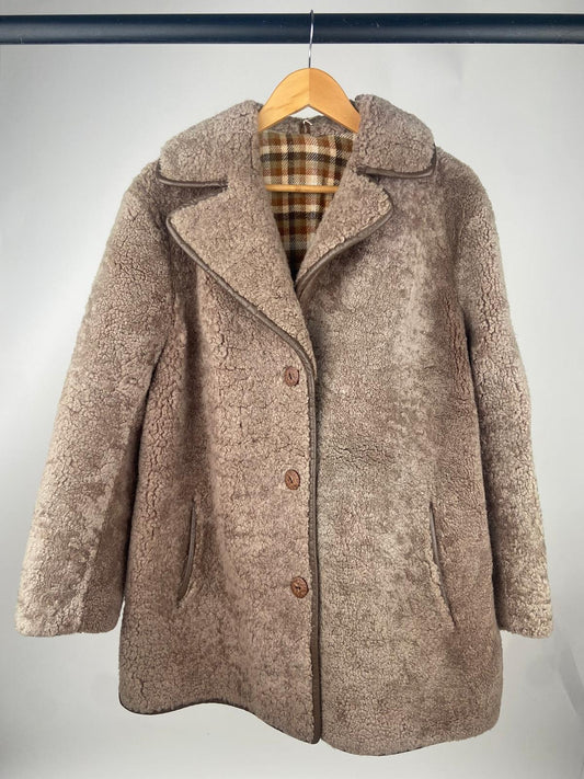 Vintage 90s Teddy Bear Coat