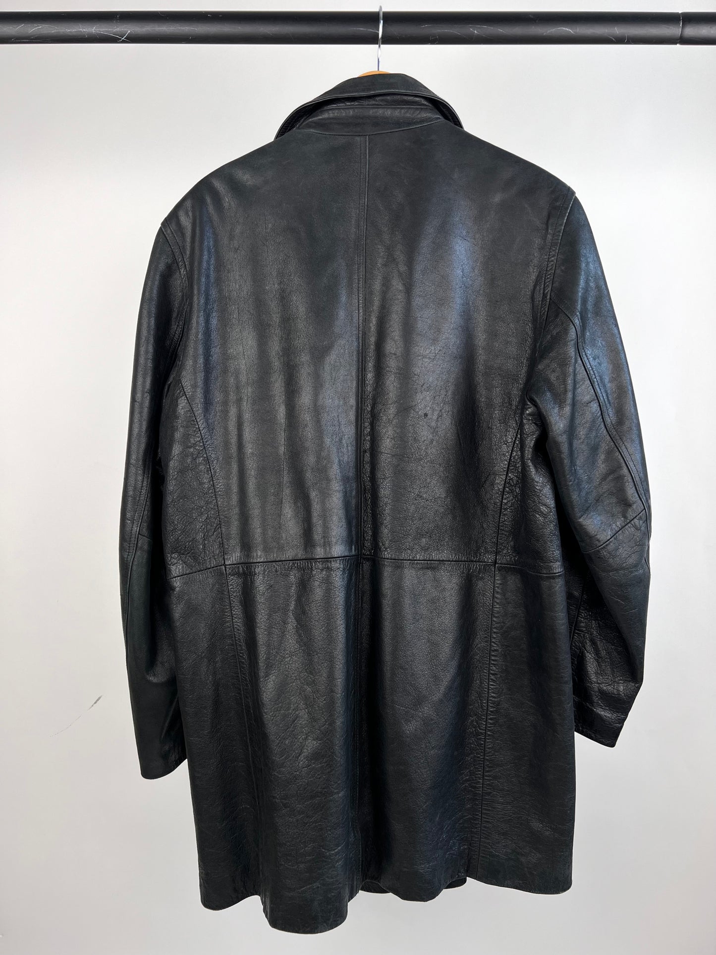 Vintage 90s Barneys Leather Jacket