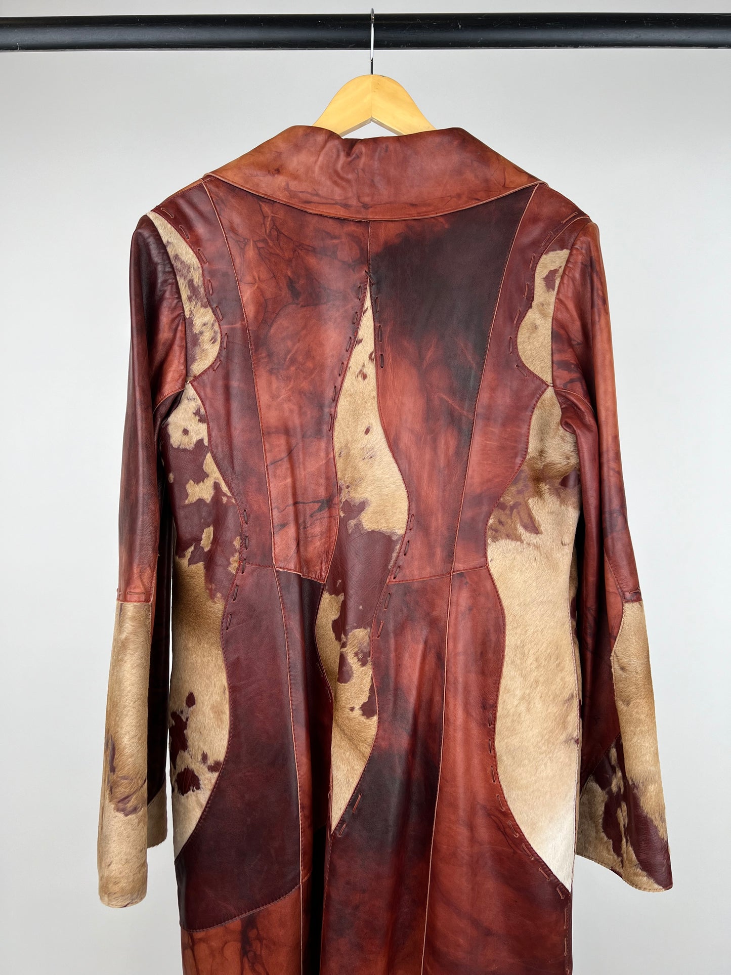 Vintage 90s Silvano Leather Coat
