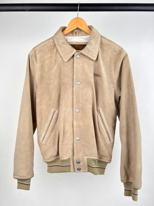 Vintage 90s Diesel Suede Trucker Jacket