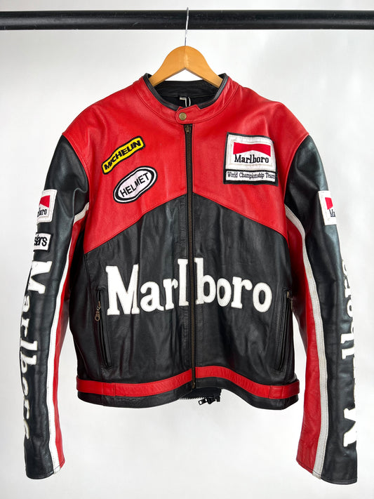 Marlboro Racing 90s Leather Motorbike Jacket