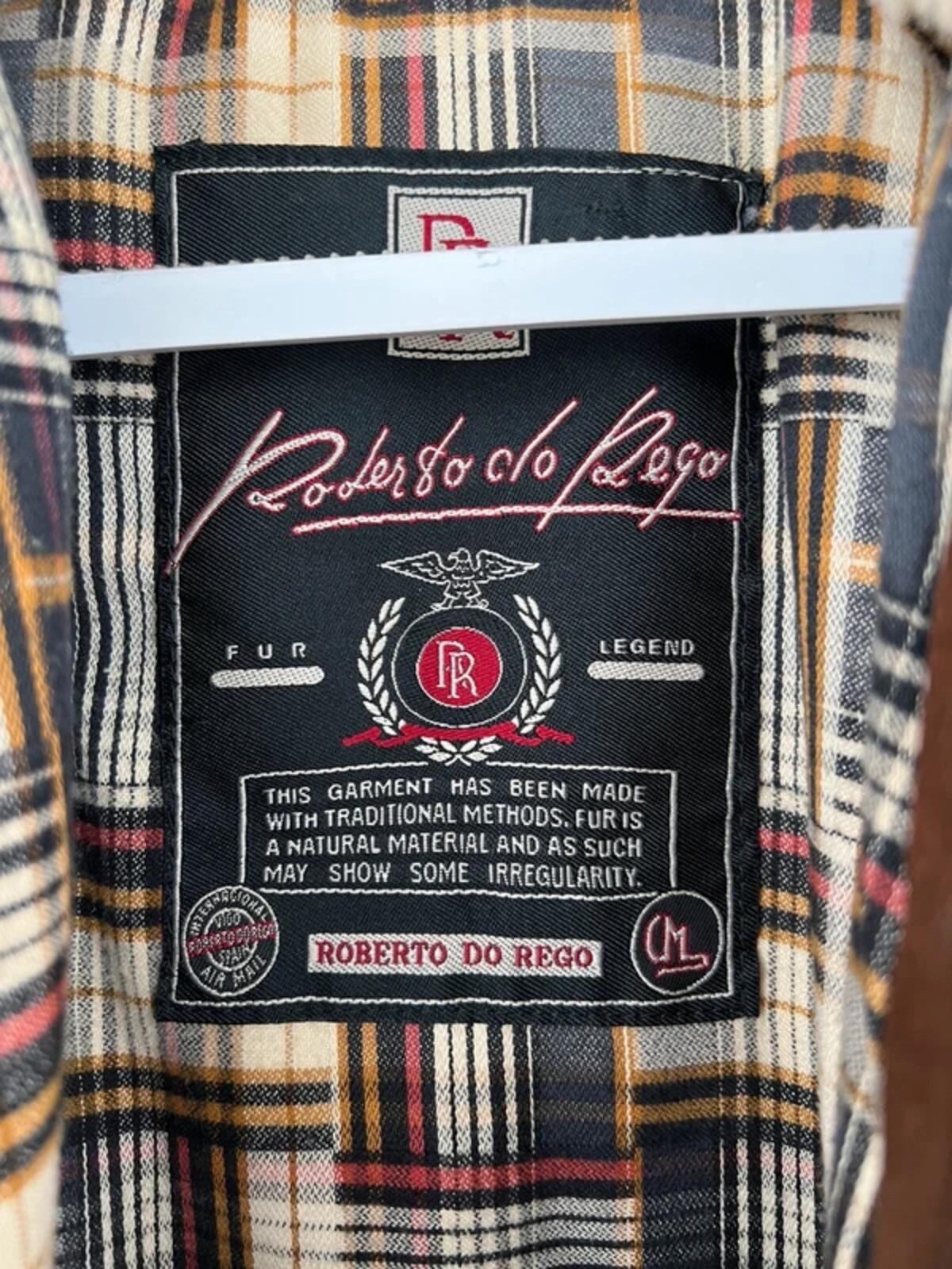Vintage Roberto Do Rego Patchwork Shearling Suede Jacket