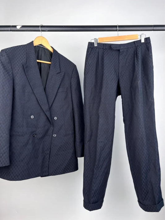 Vintage 50s Desch Check Suit