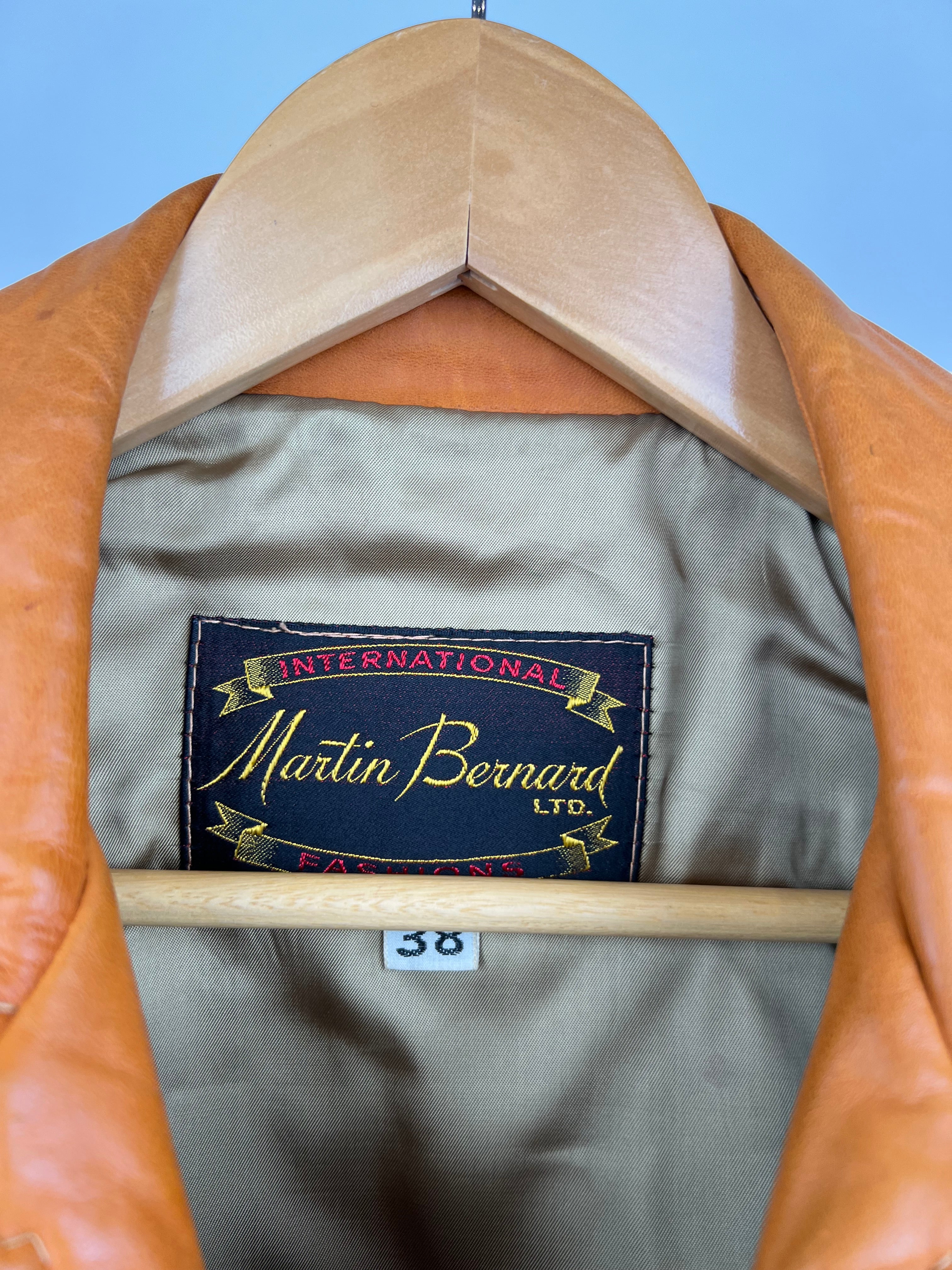 60S-70S VINTAGE Martin Bernard レザージャケット Vintage 70s Martin Bernard Leather Jacket – Skux Vintage