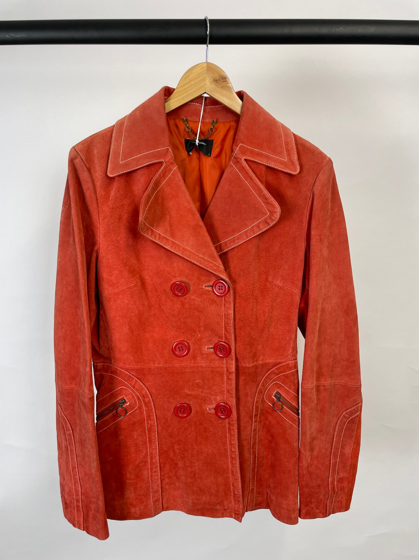 Vintage 90s Vero Moda Suede Jacket