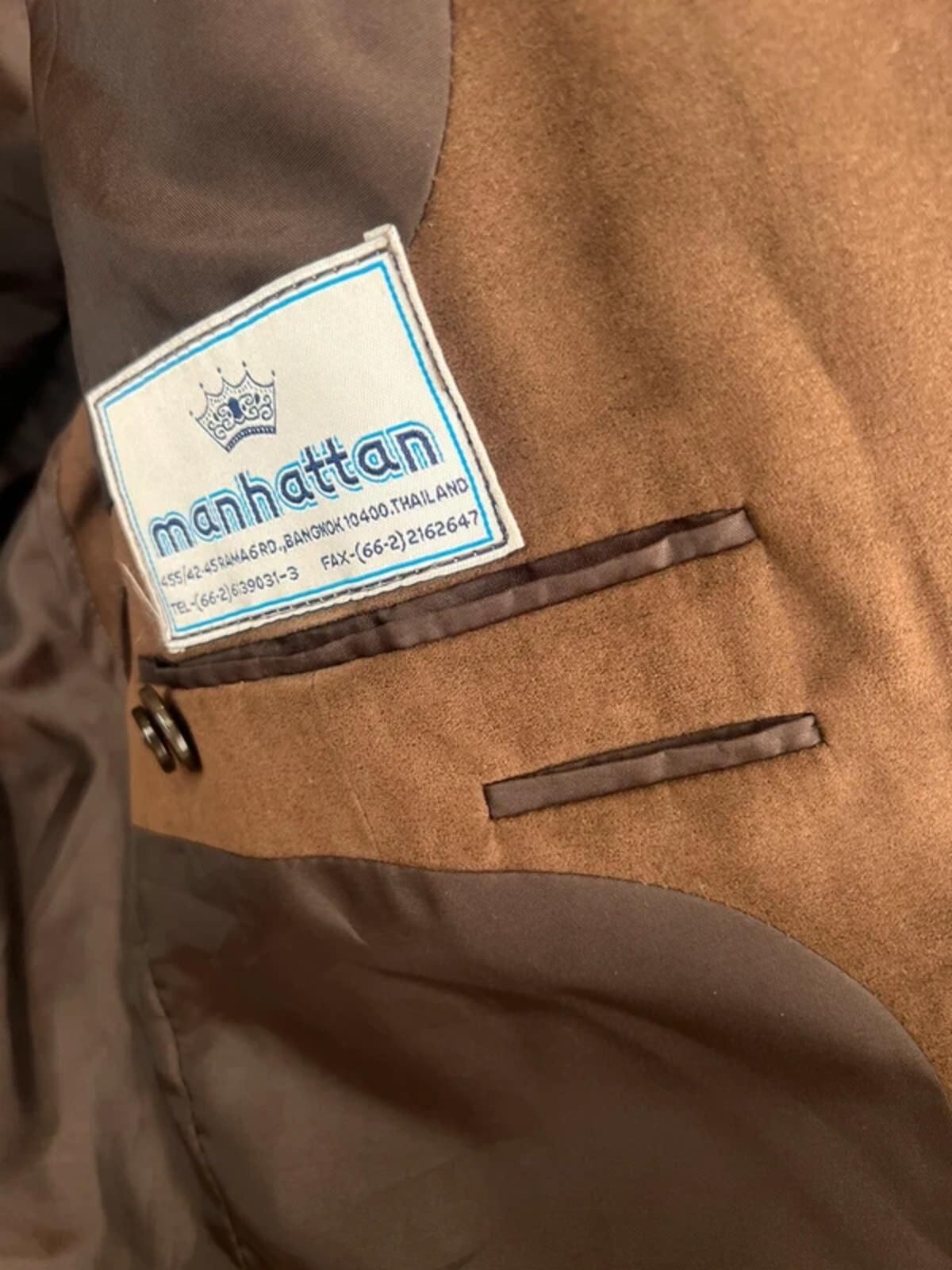 Vintage 70s Manhattan Suede Suit