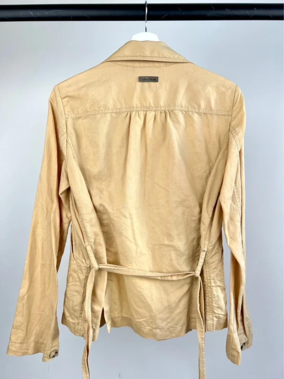 Vintage 90s Marlboro Classics Military Linen Jacket