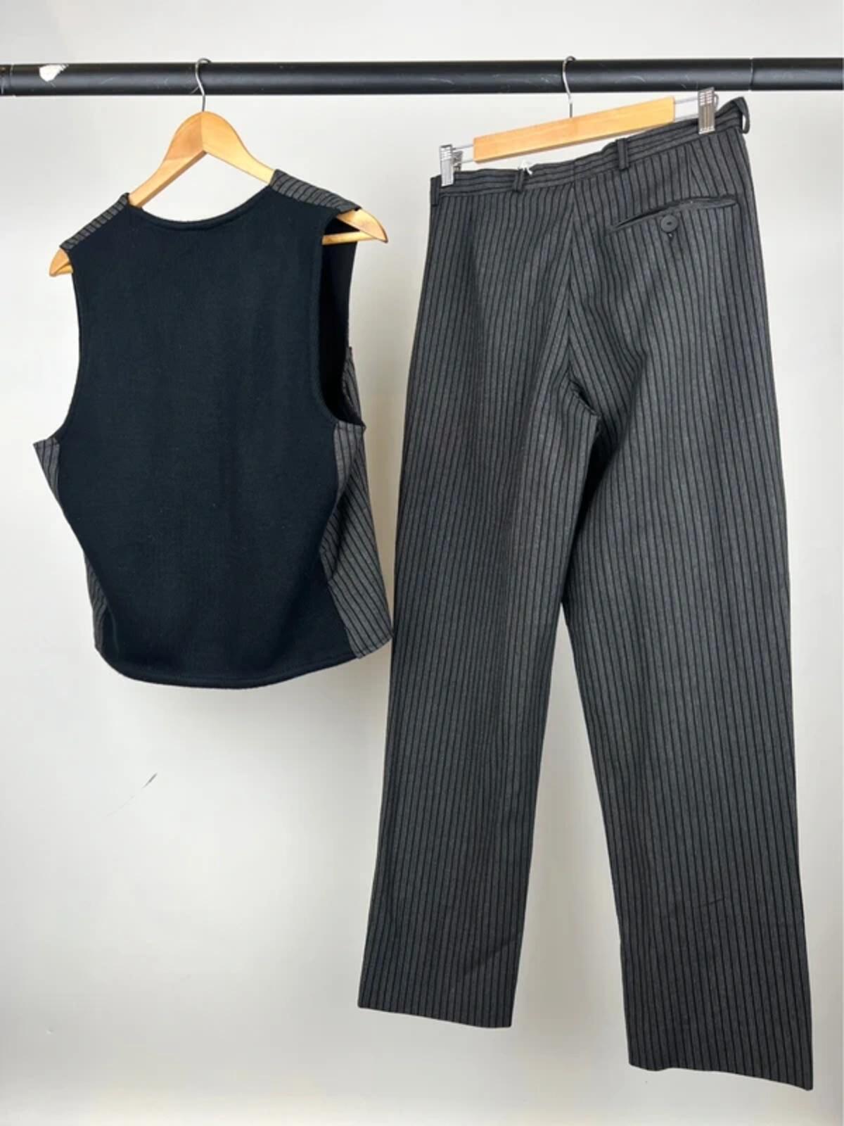 Vintage 90s Striped Tailored Suit