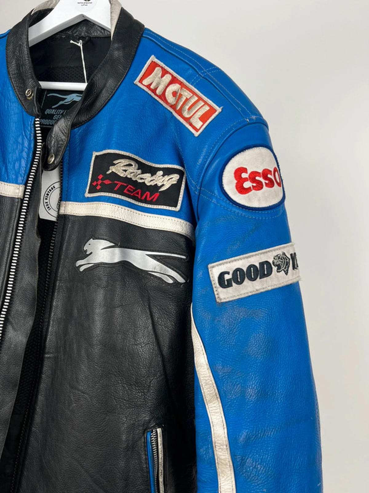 Vintage 90s Hunter Leather Motorbike Jacket