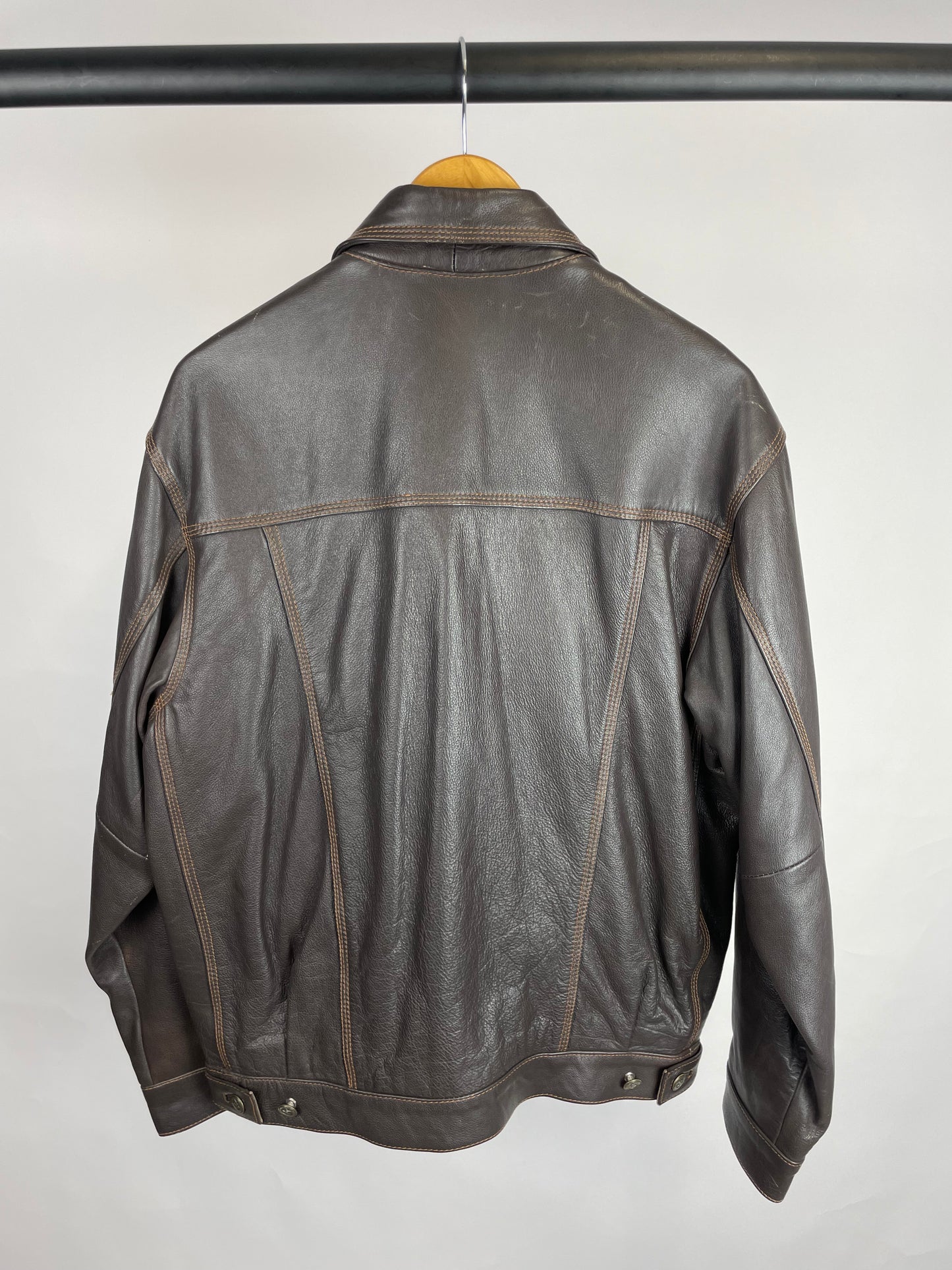 Vintage 90s Ciro Cittero Leather Jacket