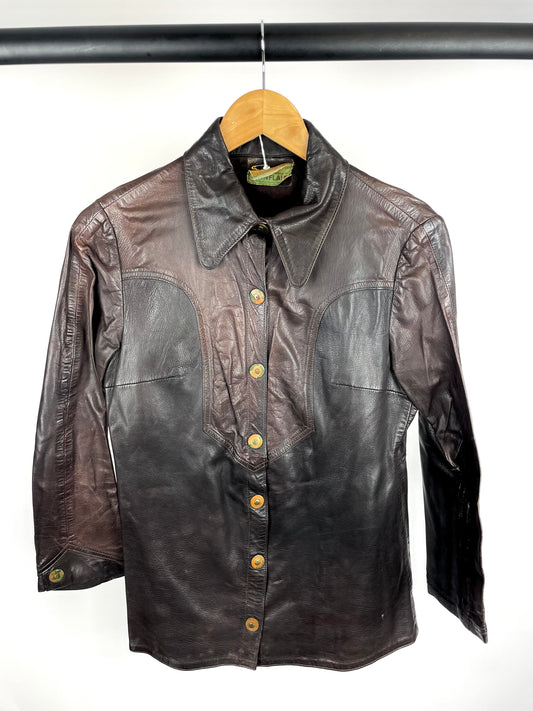 Vintage 90s Skinflair Leather Jacket