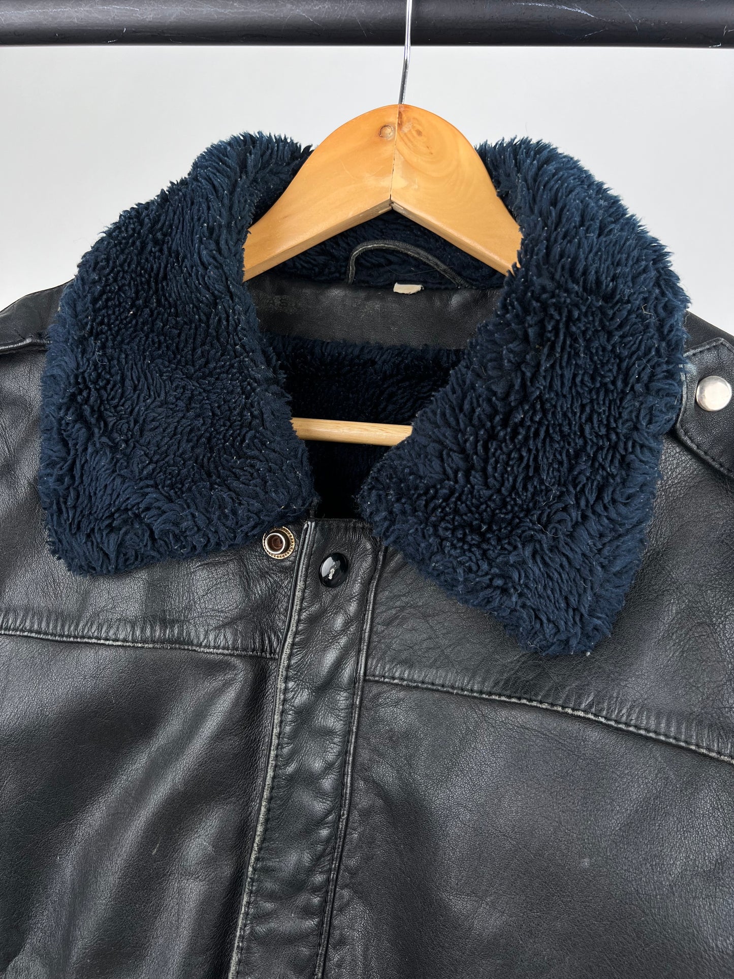 Vintage 80s Leather Flight Jacket