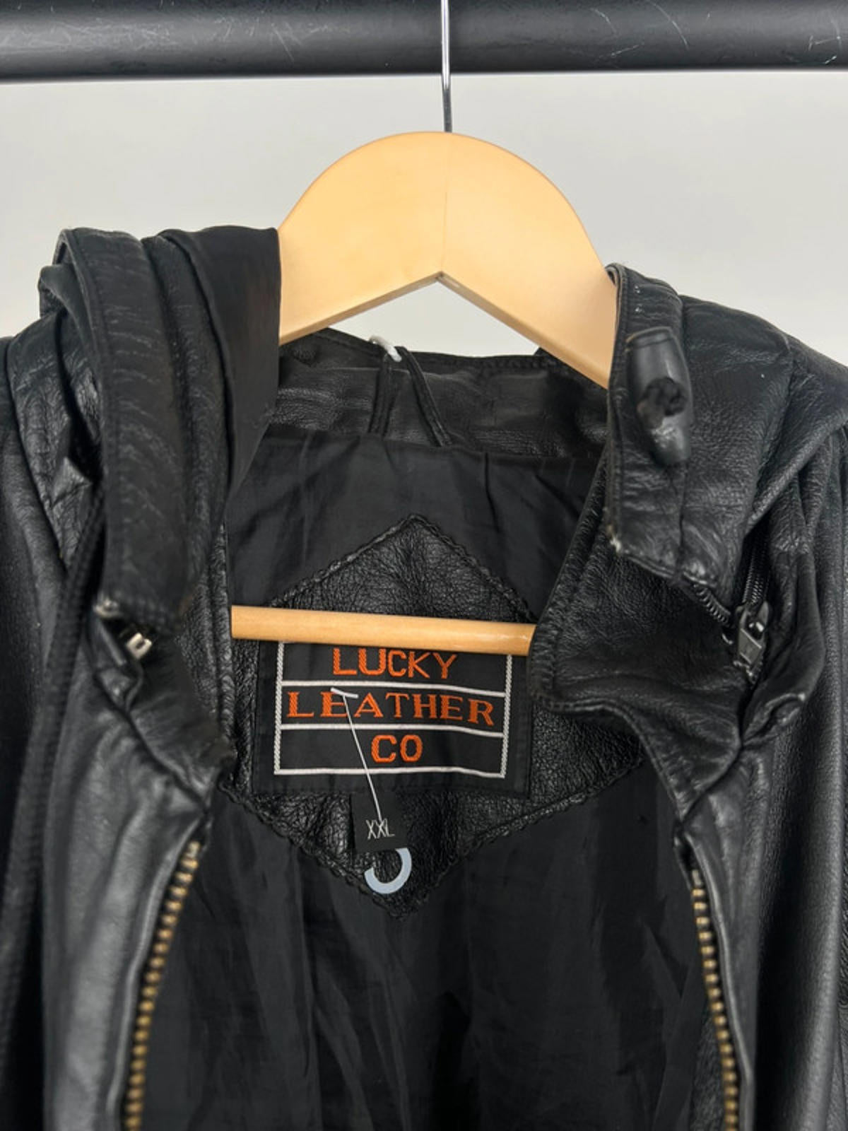 Vintage 90s New York Leather Bomber Jacket