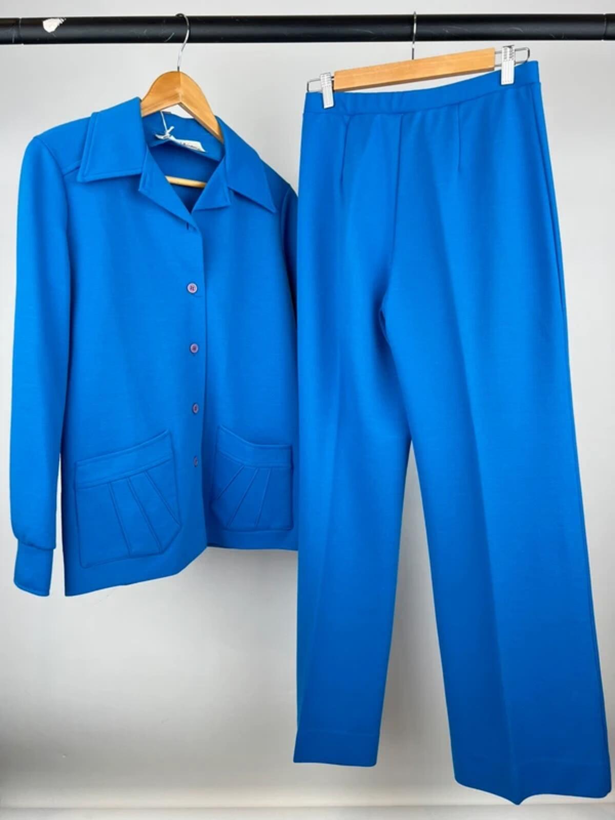 Vintage 70s Fire Islander American Flared Suit