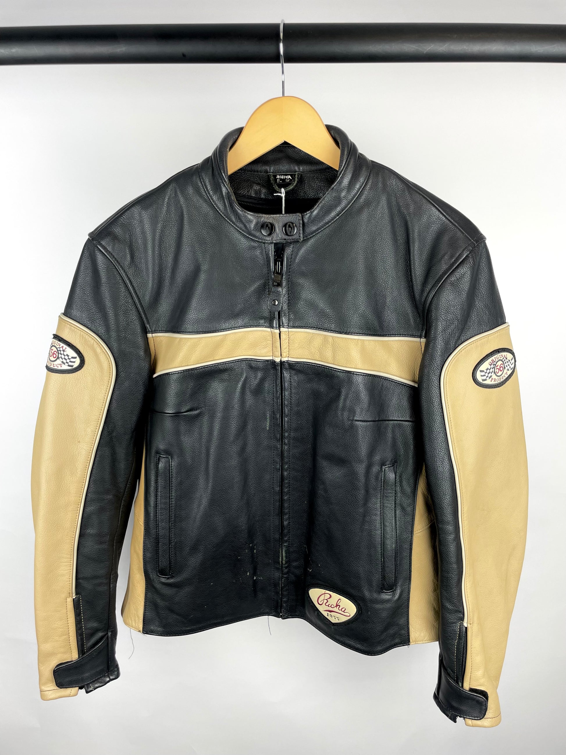 Vintage 90s RICHA Leather Motorbike Jacket - Main Image