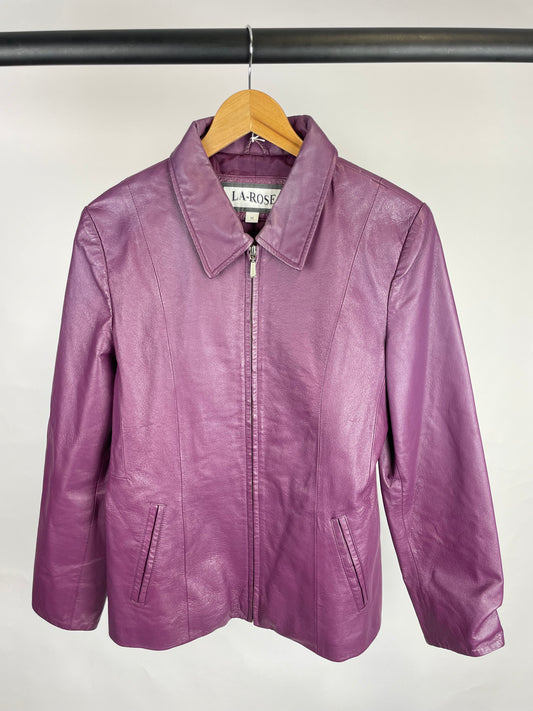 Vintage 90s LA-ROSE Leather Jacket