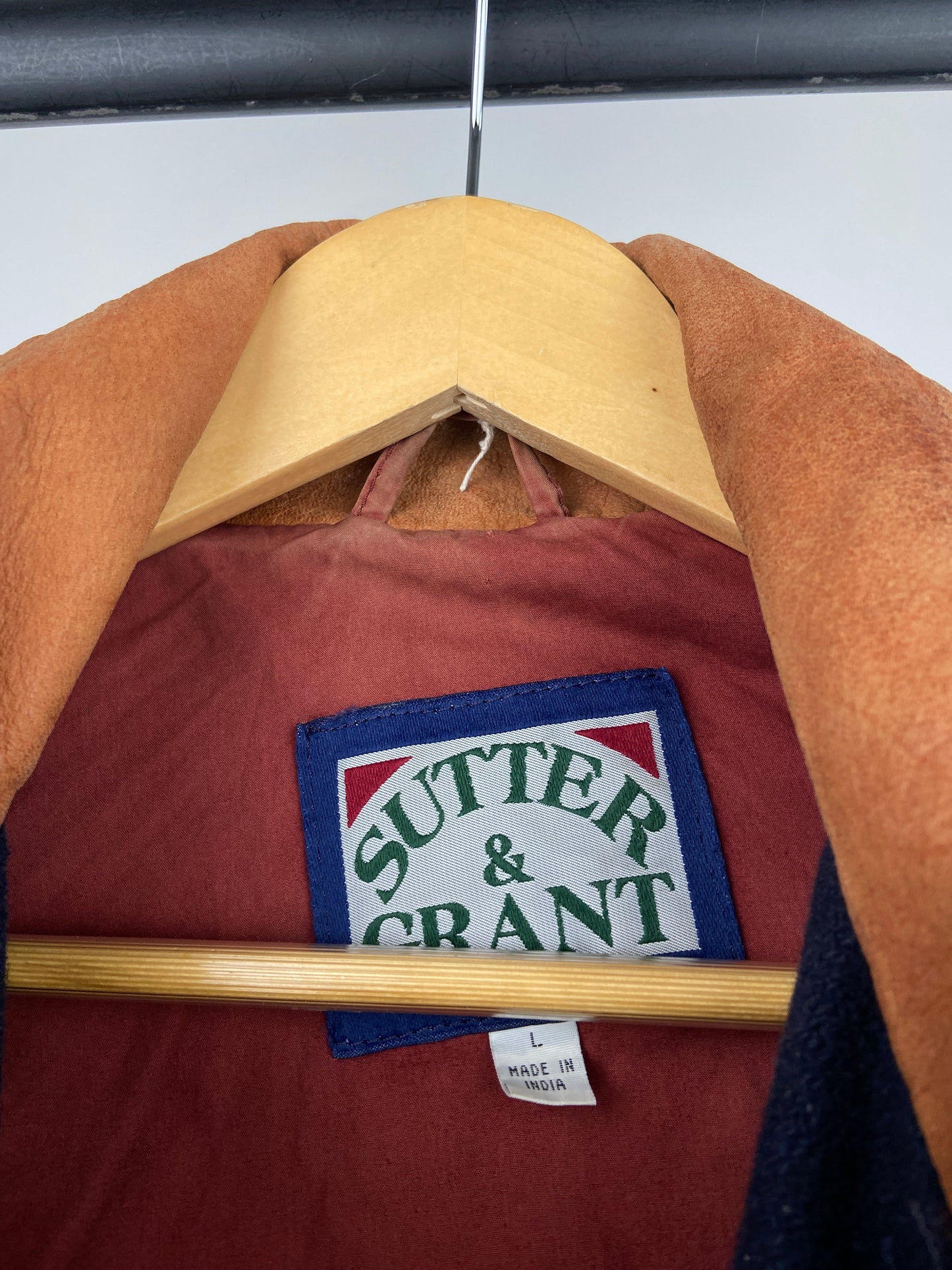 Sutter & Grant 90s Leather Varsity Jacket