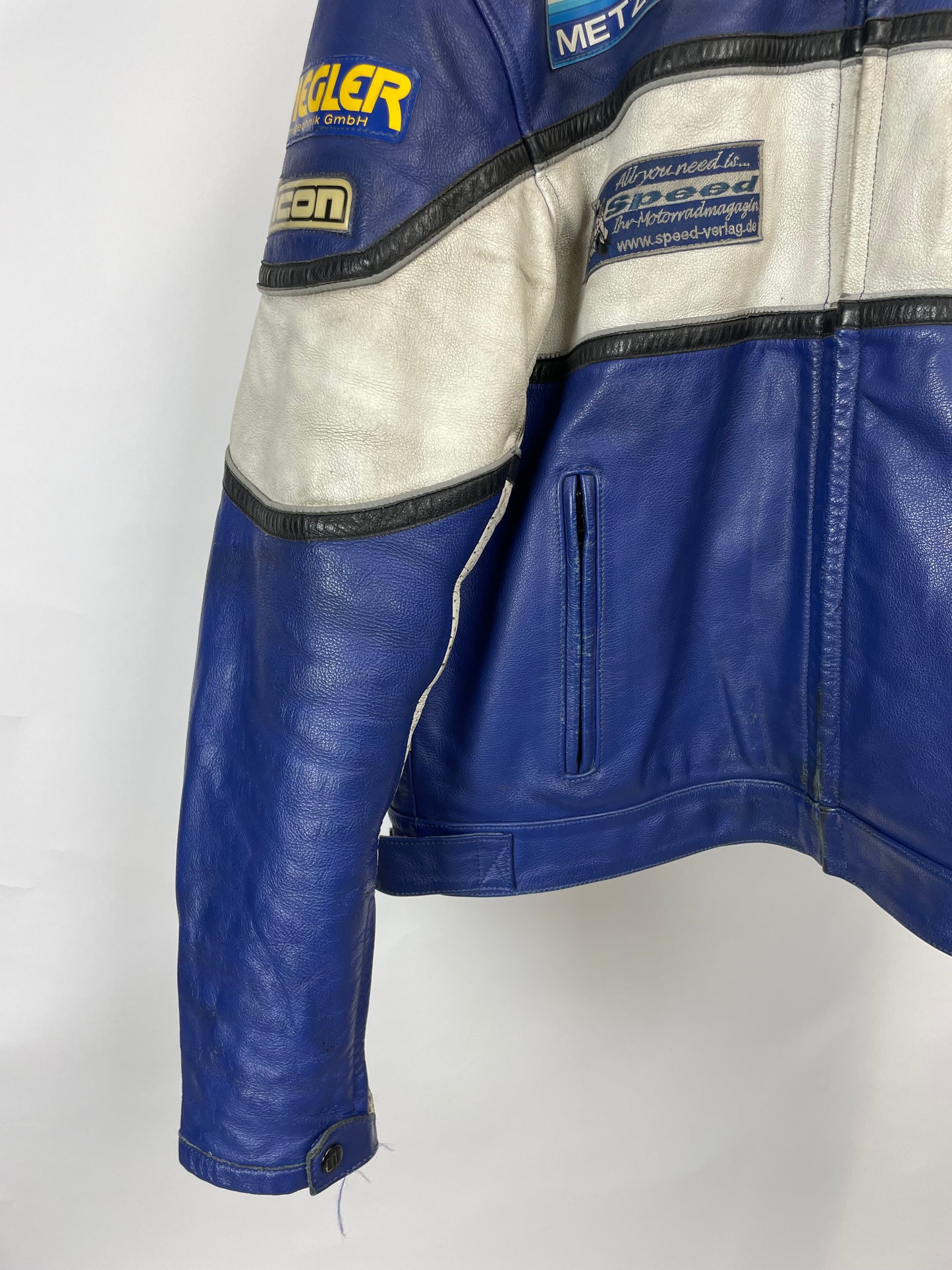 SPOOL 90s Leather Motorbike Jacket