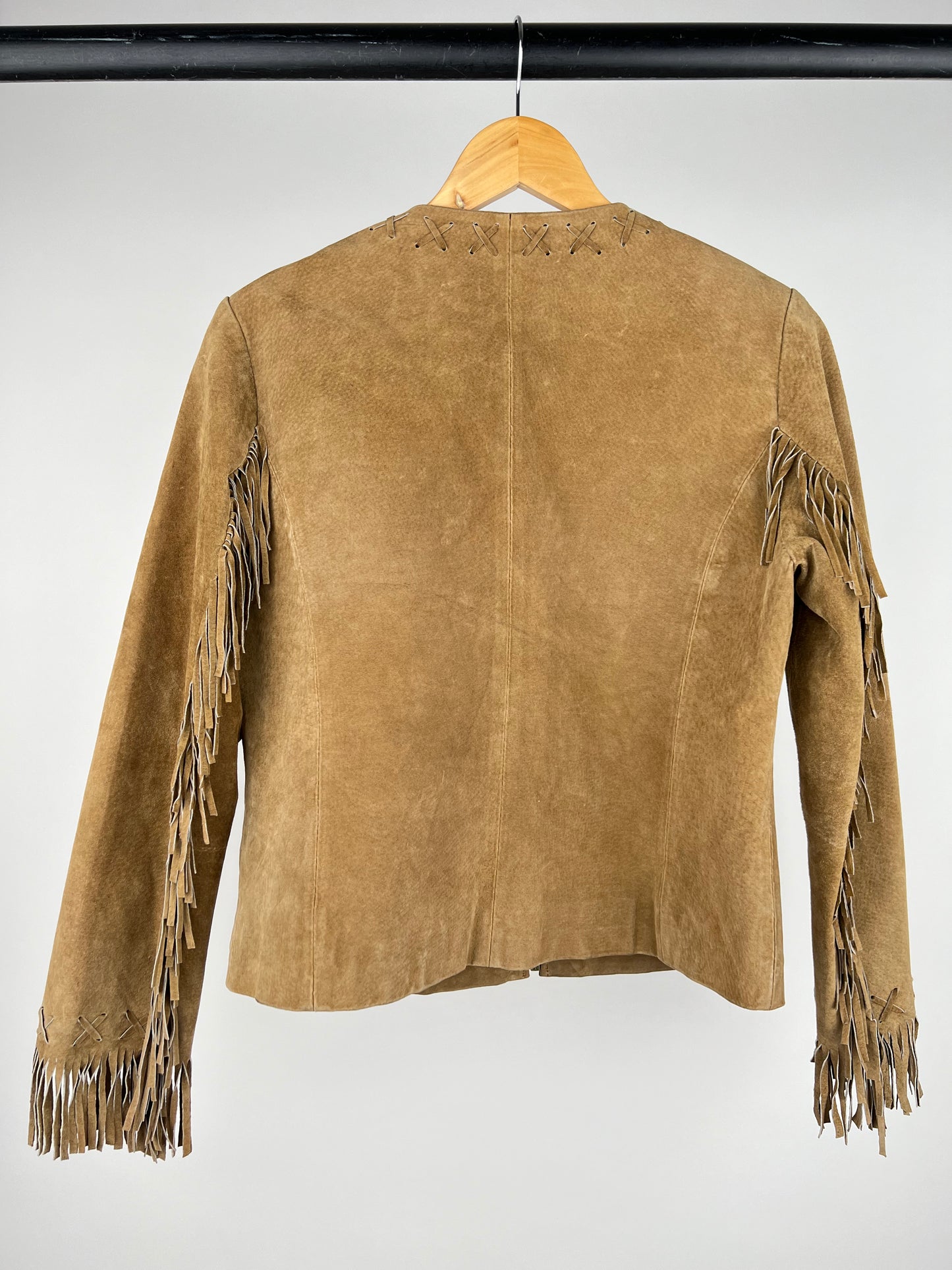 Western 70s Suede Tassel Jacket