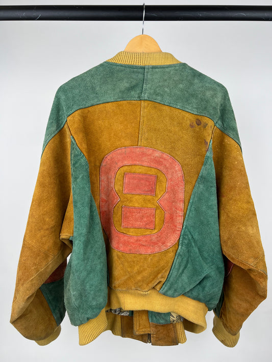 Vintage 8 Ball 90s Suede Jacket