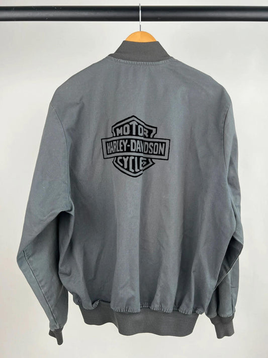 Vintage 90s Harley Davidson MA1 Bomber Jacket