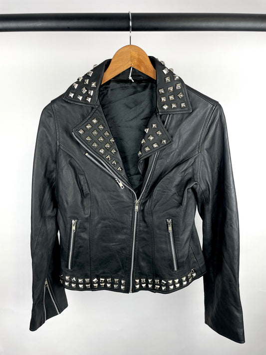 Vintage 90s Leather Biker Jacket