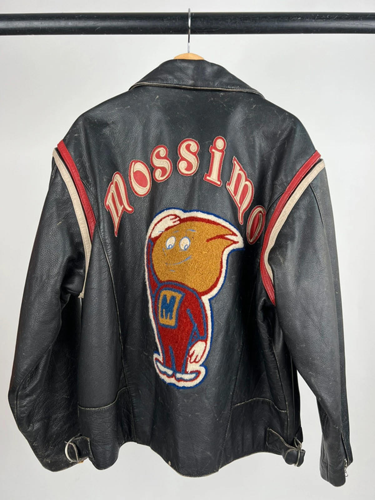 Vintage 90s Mossimo Leather Biker Jacket