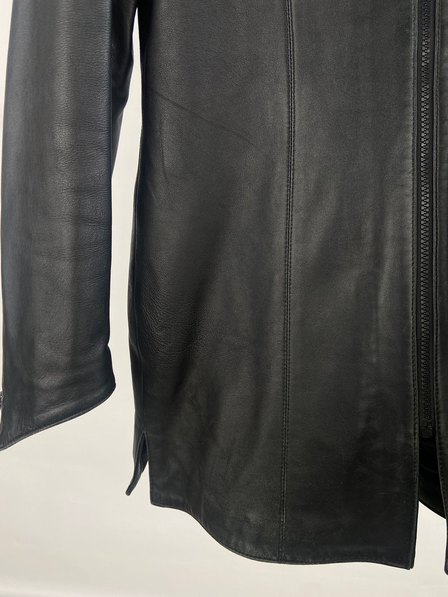 Vintage 90s Black Leather Jacket