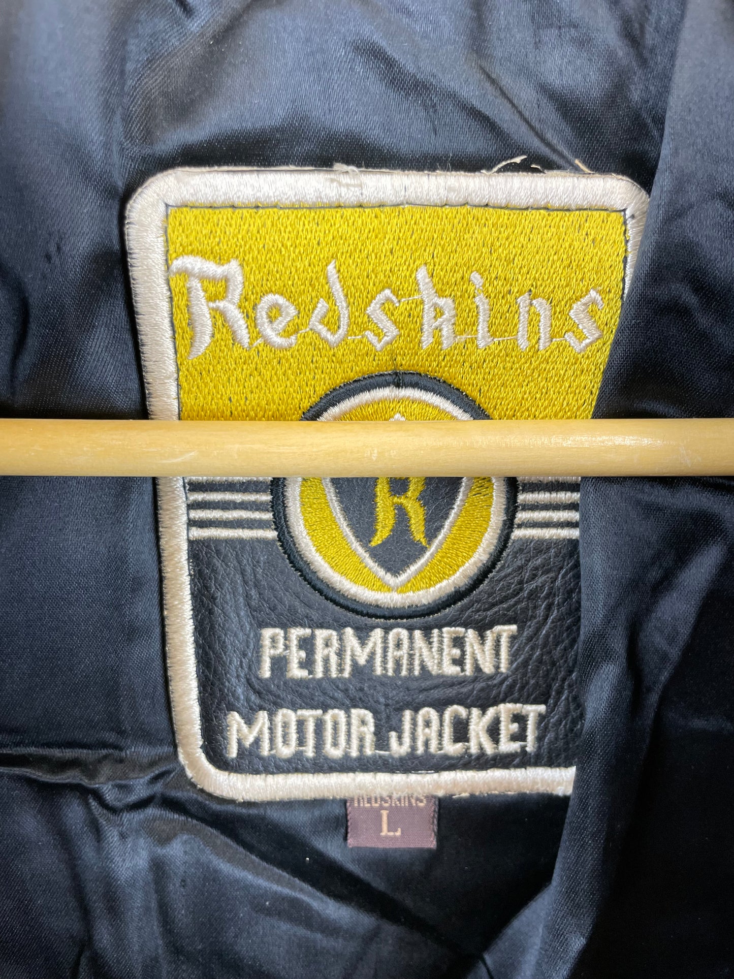 Vintage 90s Redskins Leather Motorbike Jacket