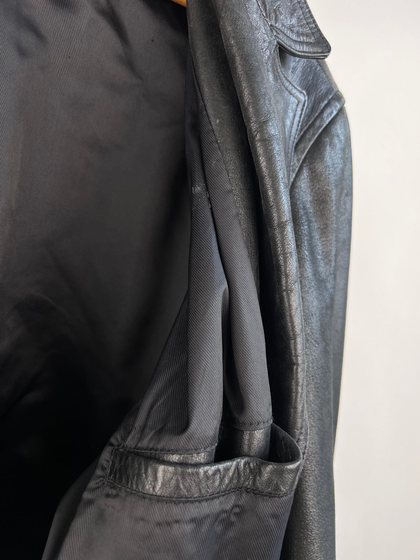 Vintage 90s Barneys Leather Jacket