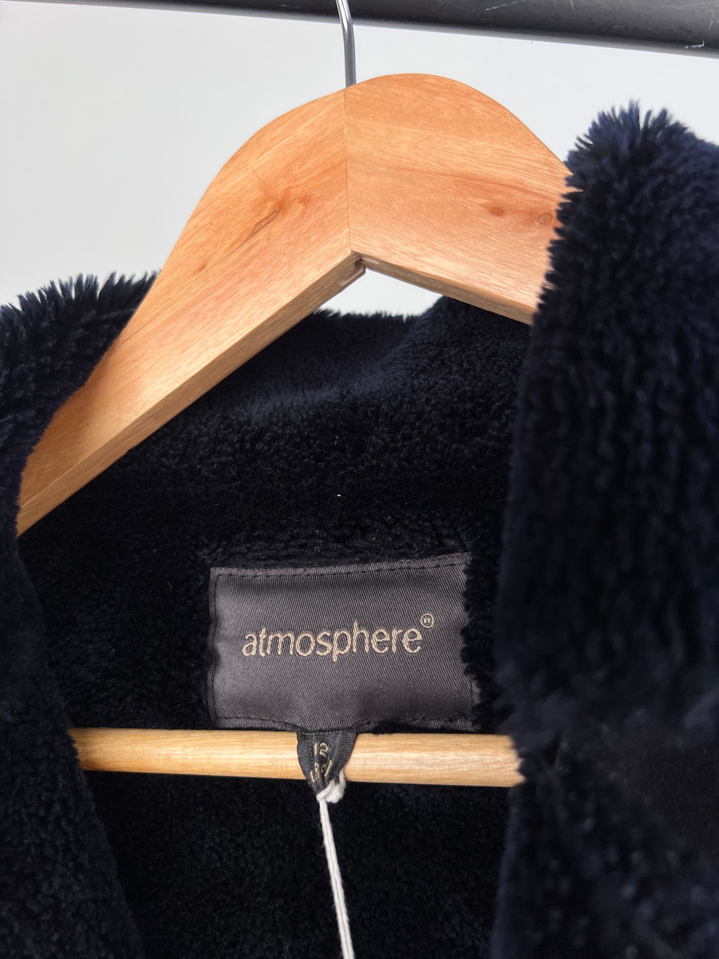 Vintage 90s Faux Fur Long Coat