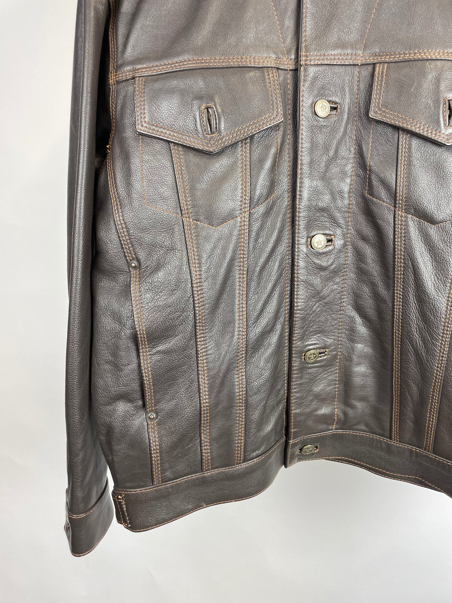 Vintage 90s Ciro Cittero Leather Jacket