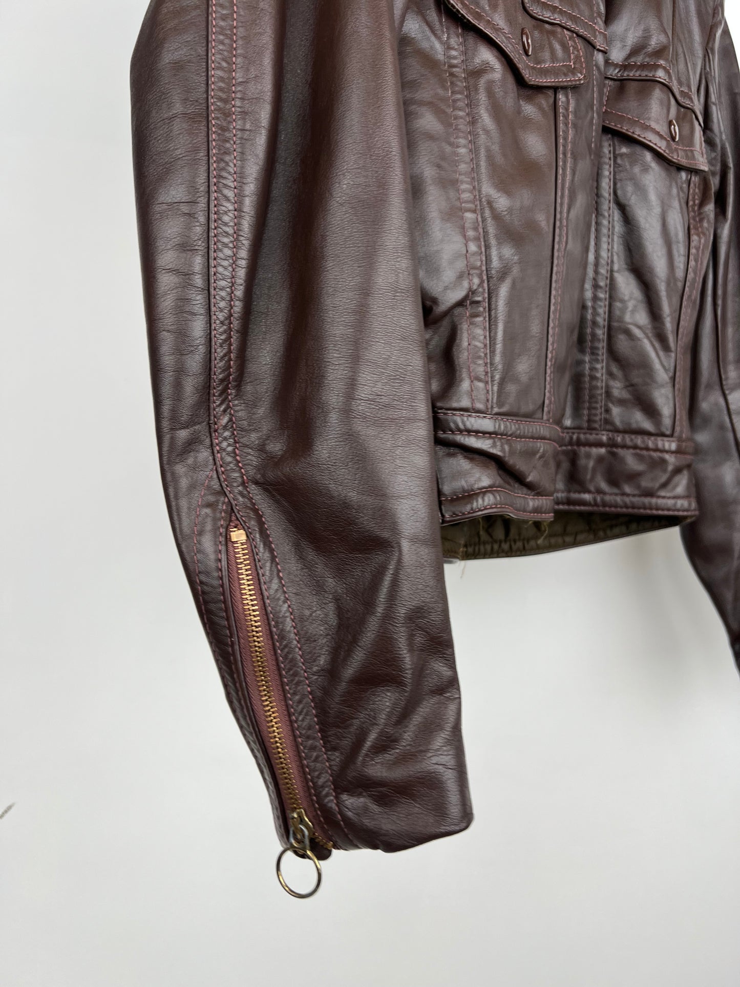 Vintage 90s Harley Davidson Leather Biker Jacket