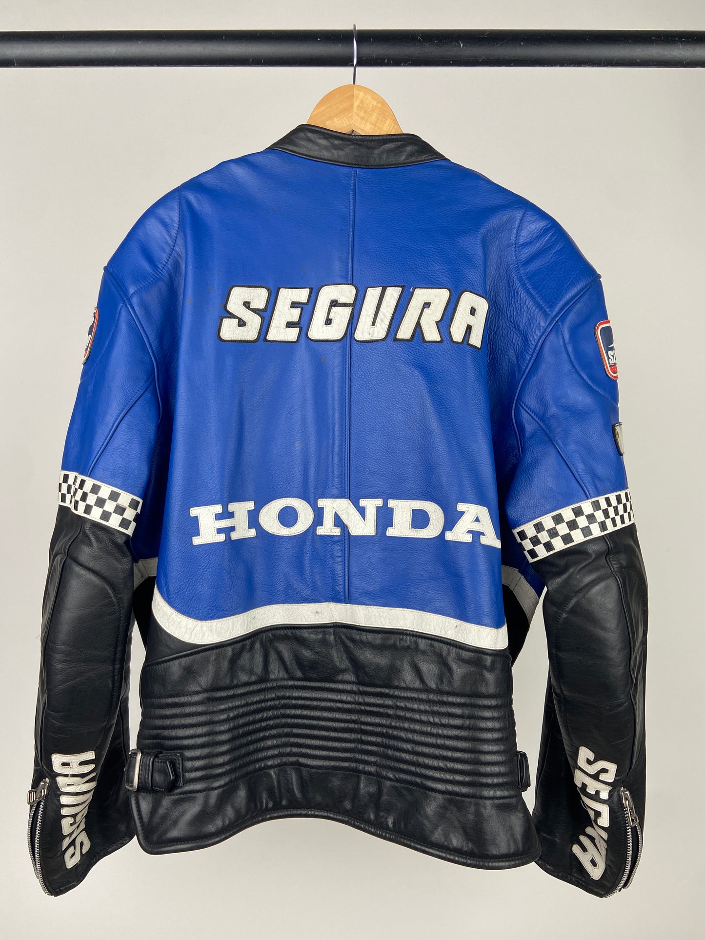 Segura Honda 90s Leather Motorbike Jacket