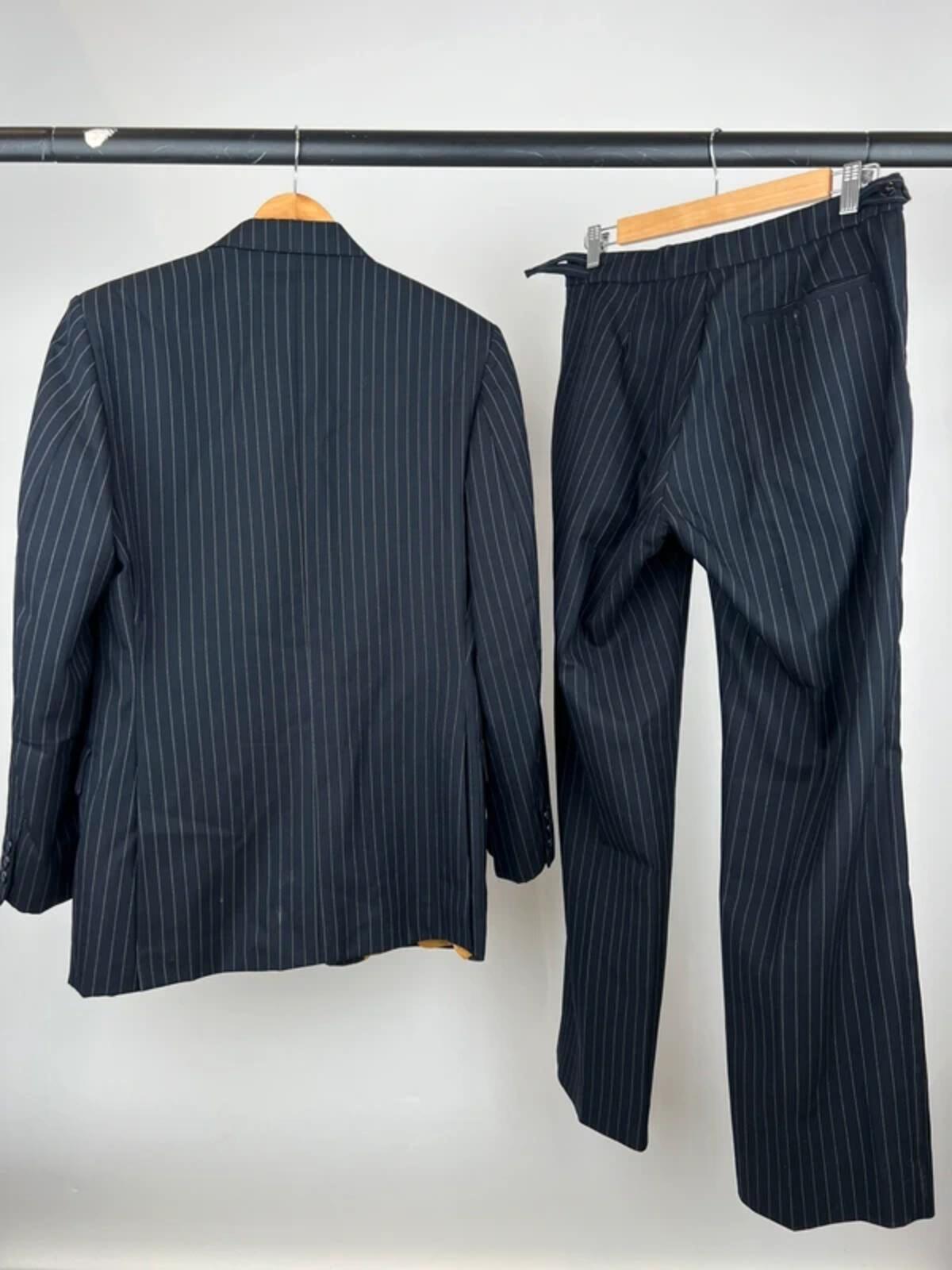 Vintage 90s J&J Minnis of London Pin Striped Suit