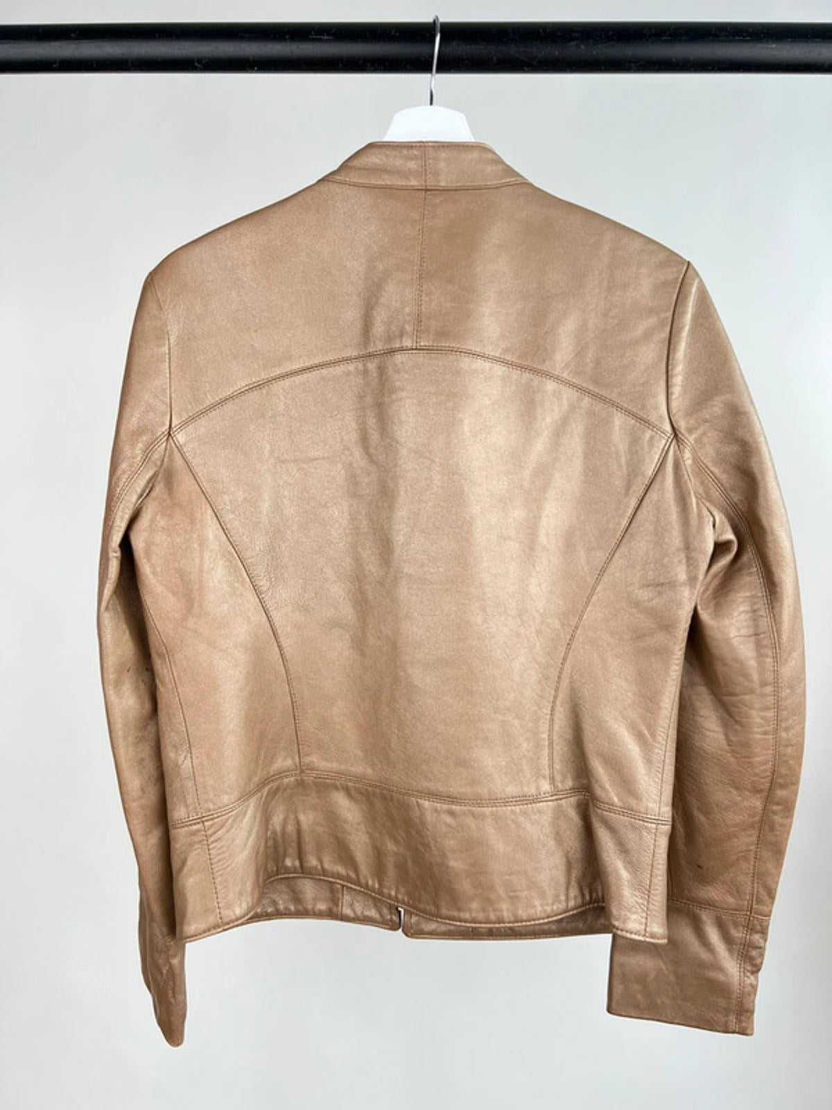 Vintage 90s Bronze Leather Jacket