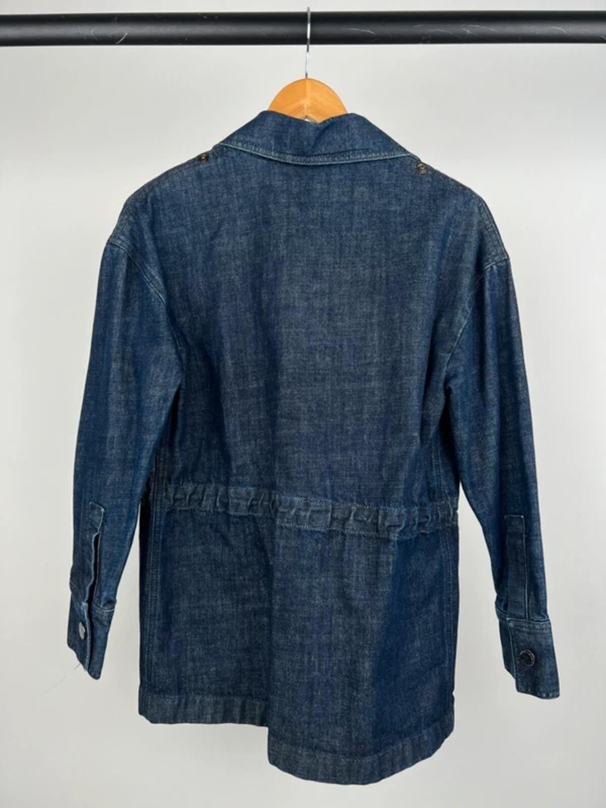 Vintage 60s Denim Two Piece Flared Suit